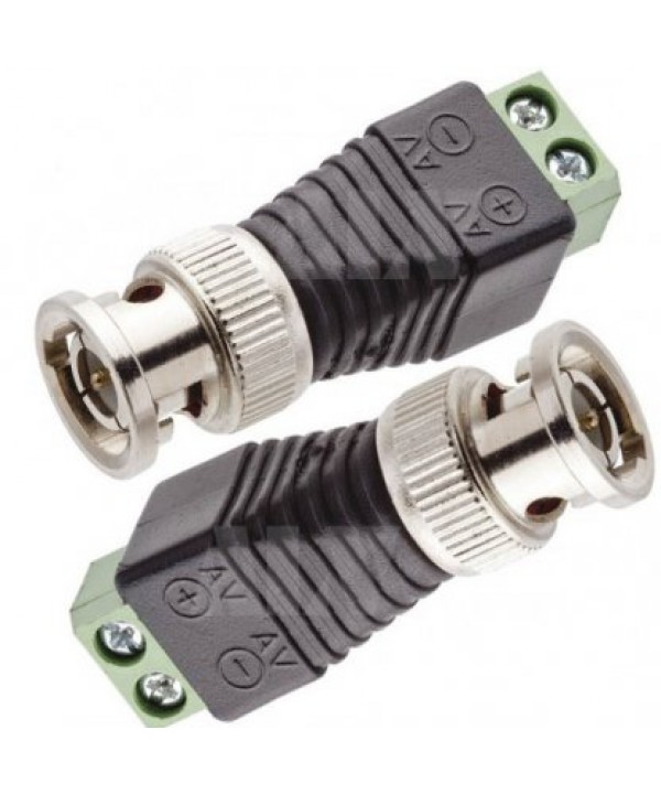 Conector BNC macho com borne