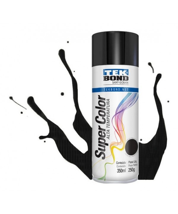 TINTA SPRAY BRANCA BRILHANTE 350ML TEKBOND